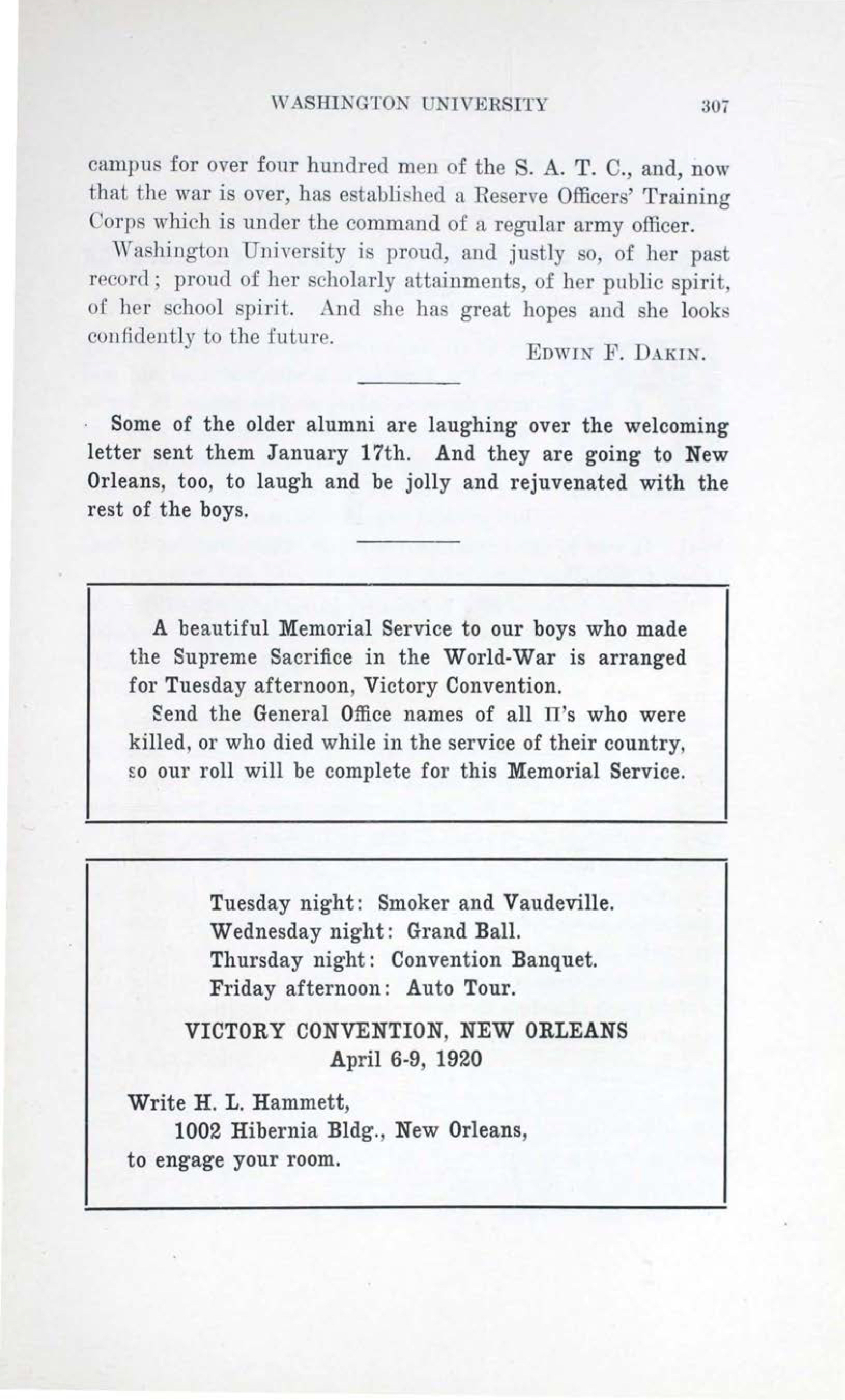 Victory Convention, New Orleans 1, February 1920